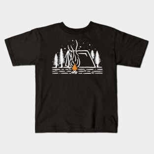 Tent Lines Kids T-Shirt